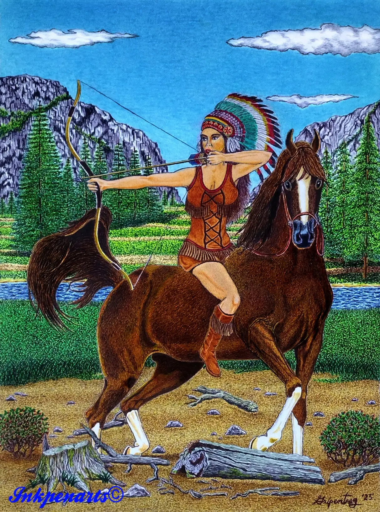 Pen and Ink rendering